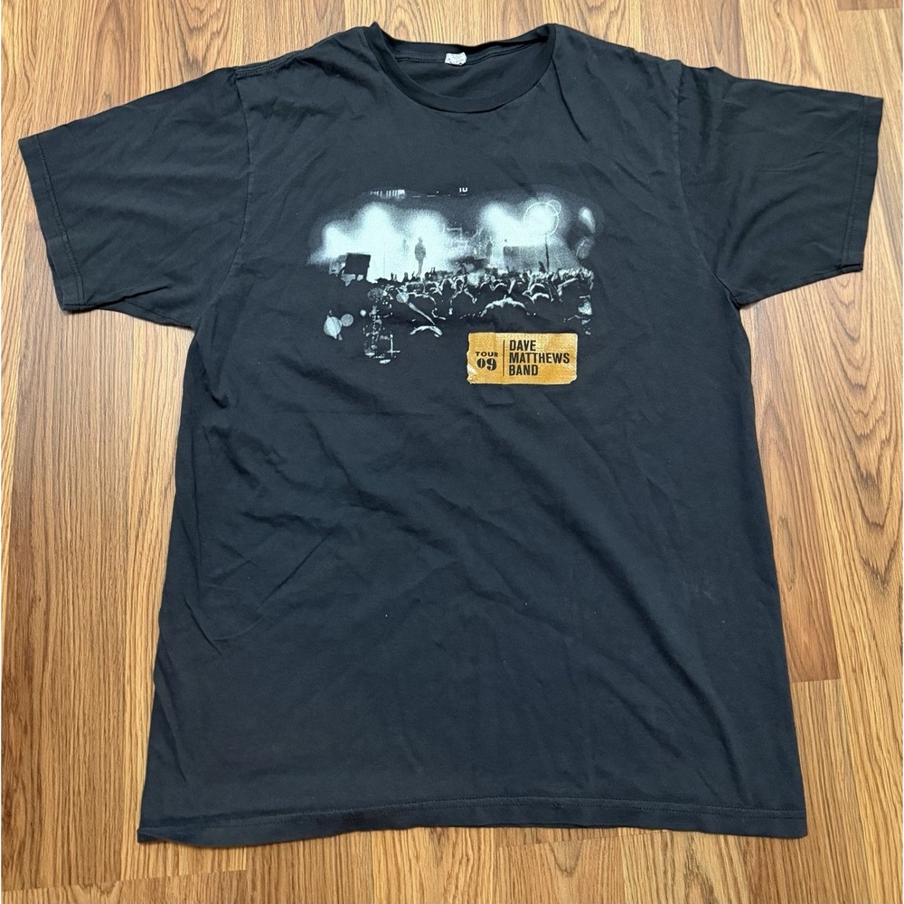 Dave Matthews Band 2009 Spring Summer Tour Shirt Mens Large Double Sided Anvil